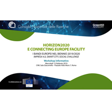 Information workshop on Horizon 2020 and CEF at the CNR